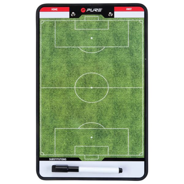 Pure2Improve Coach-bord dubbelzijdig voetbal 35x22 cm P2I100680