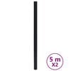 vidaXL Meubelfolies zelfklevend 90x500 cm PVC matzwart