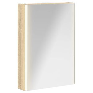 vidaXL Badkamer spiegelkast Sonoma Eiken 43 x 11,5 x 60,5 cm