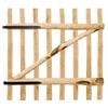 vidaXL Poort enkel 100x100 cm hazelaarhout