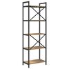 vidaXL Boekenkast Artisan Eiken 56 x 34 x 171 cm Bewerkt hout