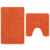 vidaXL Antislip Badmat Set 2 pcs Oranje PP