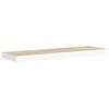 vidaXL Wandschappen zwevend 2 st 90x23,5x3,8 cm MDF eikenkleurig wit