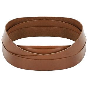 vidaXL Leren Strap Bruin 500 x 4 cm Leer