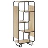 vidaXL Hoge kast Sonoma Eiken 60 x 37,5 x 144 cm Bewerkt hout