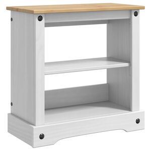 vidaXL Aquarium Stand CORONA Wit en Bruin 60,5 x 30 x 60 cm 150 kg