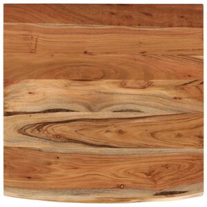 vidaXL Bureaublad vierkant natuurlijke rand 80x80x2,5 cm acaciahout