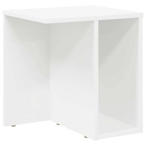 vidaXL Bijzettafel Wit 37 x 32 x 40 cm Bewerkt hout