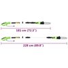 vidaXL Kettingzaag/heggenschaar 2-in-1 telescopisch 25/41 cm 710/550 W