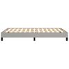 vidaXL Bedframe zonder matras 120x200 cm stof lichtgrijs