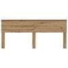 vidaXL Hoofdbord Artisan Eiken 200 cm Bewerkt hout