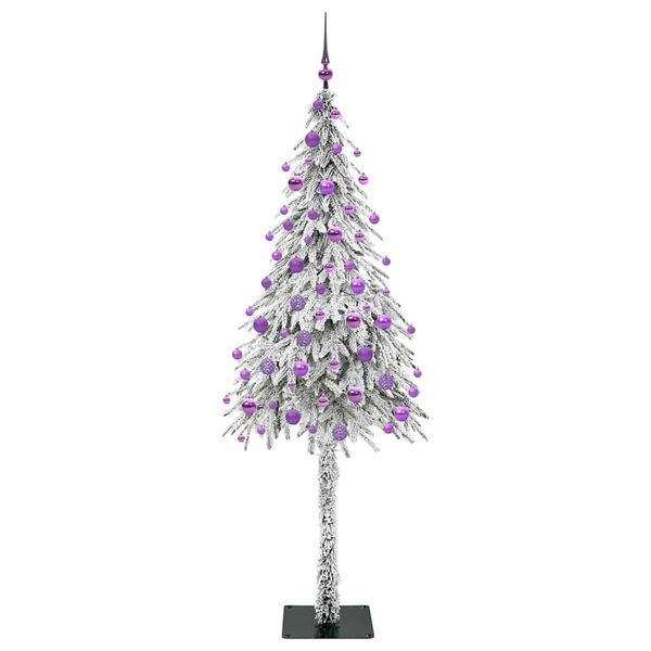 vidaXL Kerstboom met 300 LED met standaard Wit 180 cm PE en staal
