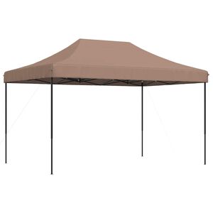 vidaXL Partytent 292 x 440 x 315 cm Bruin Oxford Stof