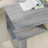 vidaXL Salontafel Grijs Sonoma 90 x 50 x 40 cm Bewerkt hout