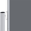 vidaXL Windscherm uittrekbaar 220x1000 cm antracietkleurig
