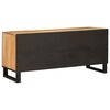 vidaXL TV-kast met plank Bruin 105 x 33 x 46 cm Massief Mango Hout