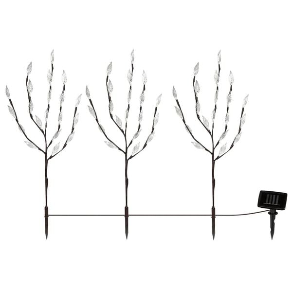 HI LED-lamp struik solar transparant en bruin