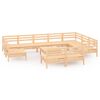 vidaXL 11-delige Loungeset massief grenenhout