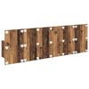 vidaXL Hoofdbord Met Kast met lade 3 pcs Oud Hout Bewerkt hout