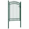 vidaXL Hekpoort EMMEN met stalen pinnen 103x117 cm groen
