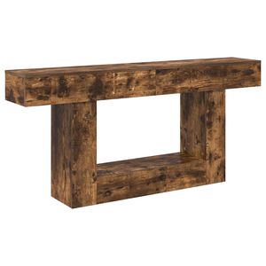 vidaXL Gerookte Eik 160 x 30 x 74 cm