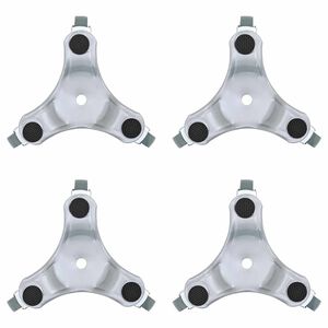 vidaXL Meubelrollers 4 st 16x14,5x5,5 cm staal 180 kg