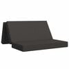 vidaXL Vouwbare Bankbed 160 x 67 x 45 cm Donkergrijs