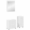 vidaXL Badkamermeubelset TULUM 3 st Wit 60 x 34 x 63 cm Bewerkt hout