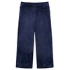 Kinderbroek fluweel 92 donkerblauw