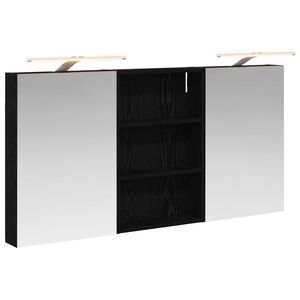 vidaXL Badkamerkastenset 3 pcs 120 x 10,5 x 60,5 cm Bewerkt hout