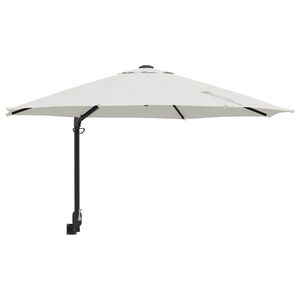 vidaXL Tuinparasol Zand 248 x 248 x 148 cm Polyester en staal