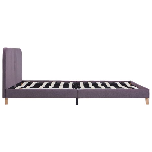 vidaXL Bedframe stof taupe 180x200 cm