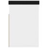 vidaXL Schoenenbank met kussen 80x30x47 cm bewerkt hout wit