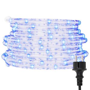 vidaXL Touwenlicht met touwlichten Koud Wit 100 m PVC