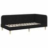 vidaXL Hoekbedframe Zwart 90 x 200 cm Stof