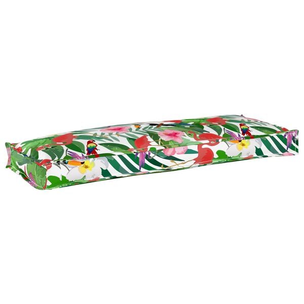 vidaXL Kussen Bloemen Multikleur 110 x 40 x 8 cm Oxford Stof