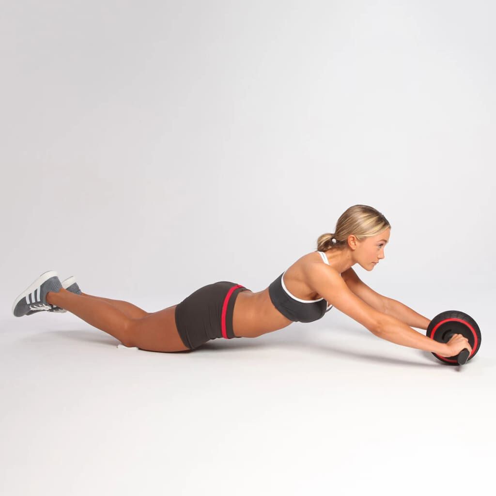 Roue Abdominale Iron Gym Speed ABS – Résistance Assistée, Poignées Caoutchoutées, Bobine Acier – Tous Niveaux