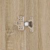 vidaXL Schoenenkast Sonoma Eiken 80 x 39 x 178 cm Bewerkt hout