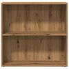 vidaXL Boekenkast 80x30x77 cm bewerkt hout artisanaal eikenkleurig