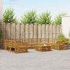 vidaXL Sofa-Sets 10 pcs Naturel Massief Acaciahout