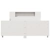 vidaXL Bedframe zonder matras massief grenenhout wit 120x190 cm
