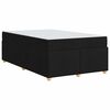 vidaXL Bedframe met matras Zwart 120 x 190 cm Stof