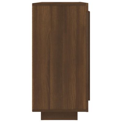 vidaXL Dressoir 92x35x75 cm bewerkt hout bruineikenkleurig