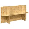 vidaXL Terrariumbasis met plank Bruin 100 x 40 x 50 cm OSB