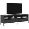 vidaXL Tv-meubel 135x39x43,5 cm koudgewalst staal zwart