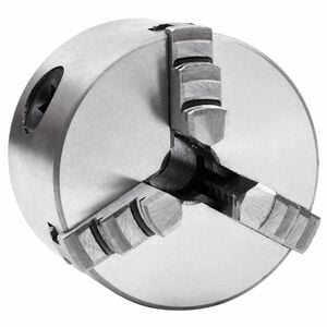 vidaXL Klauwplaat met 3 bekken zelfcentrerend 80 mm staal K11 80