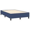vidaXL Boxspring bed 120x200 cm stof blauw