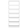 vidaXL Boekenkast/kamerscherm 80x30x198 cm bewerkt hout wit