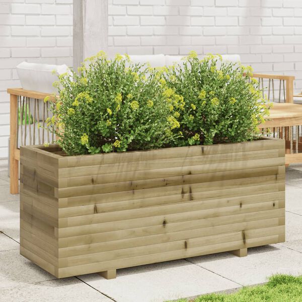 vidaXL Plantenbak 110x40x49,5 cm geïmpregneerd grenenhout