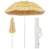 vidaXL Strandparasol Hawa&iuml; stijl 180 cm naturel